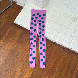 ✿ Hand Painted Polka Dot Tights ✿